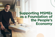 Supporting MSMEs as a Foundation of the People’s Economy