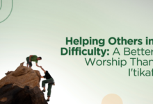 Helping Others Better Worship Than I'tikaf