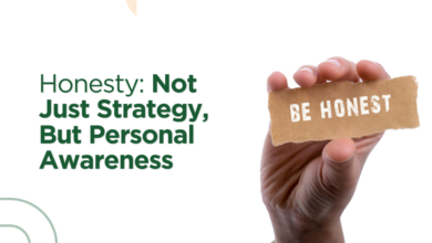 Honesty Not Just Strategy, But Personal Awareness