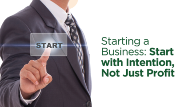 Starting a Business: Start with Intention, Not Just Profit
