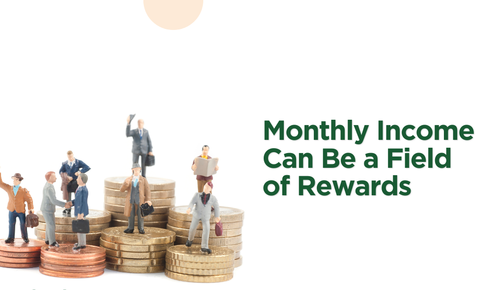 Monthly Income Can Be a Field of Rewards
